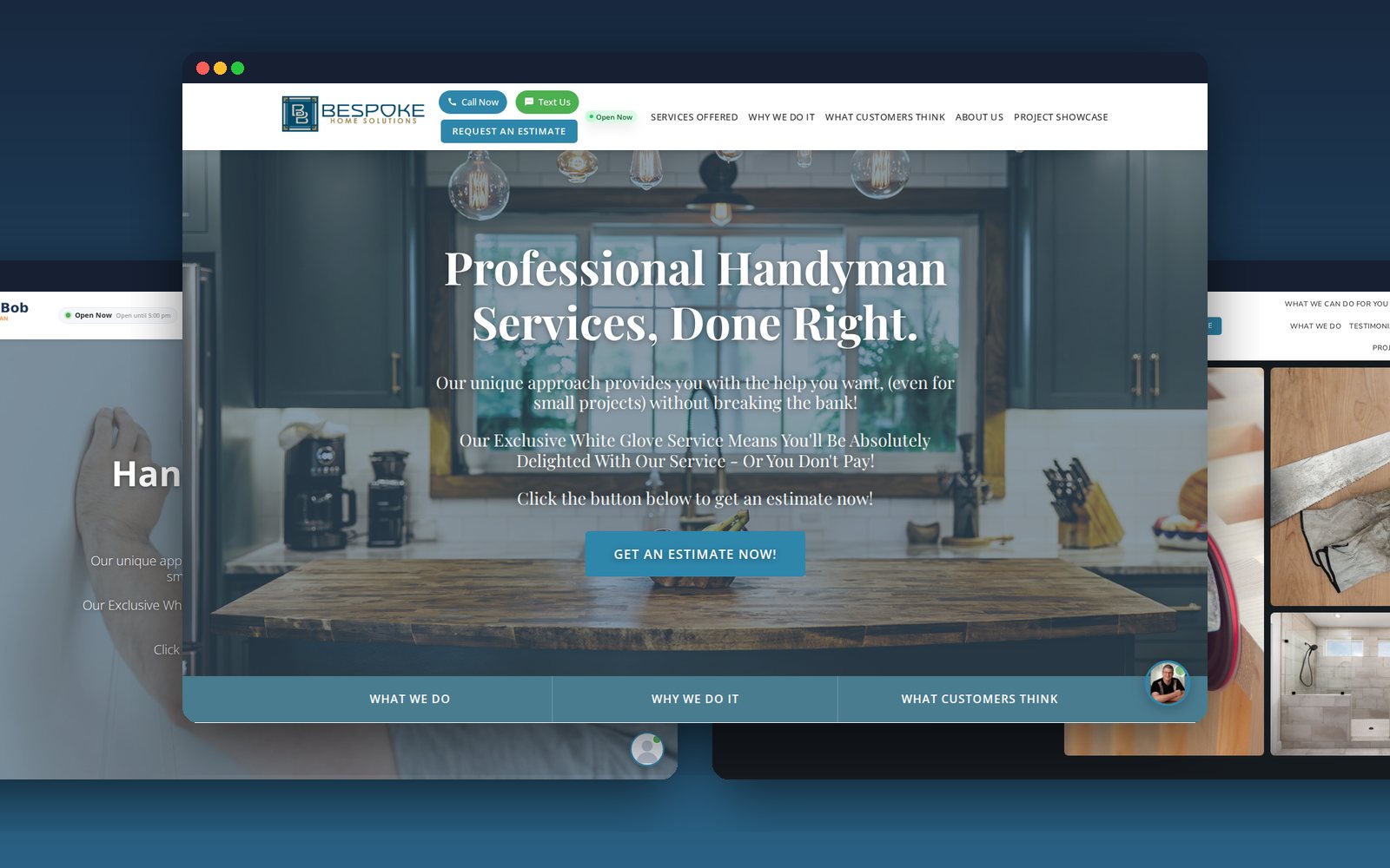 A kickass website, built and hosted for you
